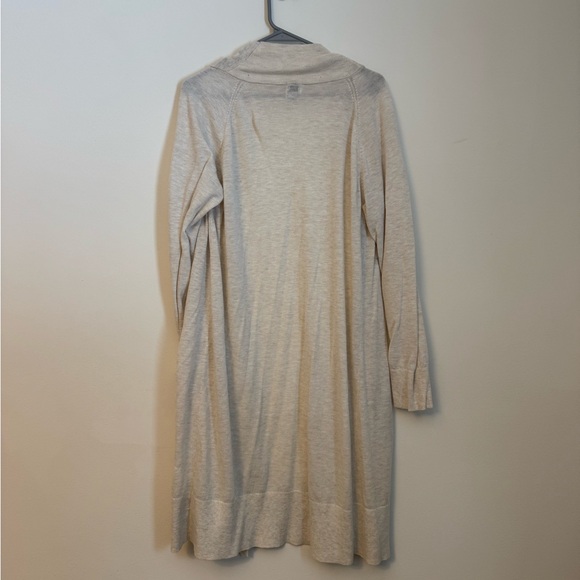 Lg NWOT a new day Women's Cream Extra Long Cardigan - Picture 2 of 2